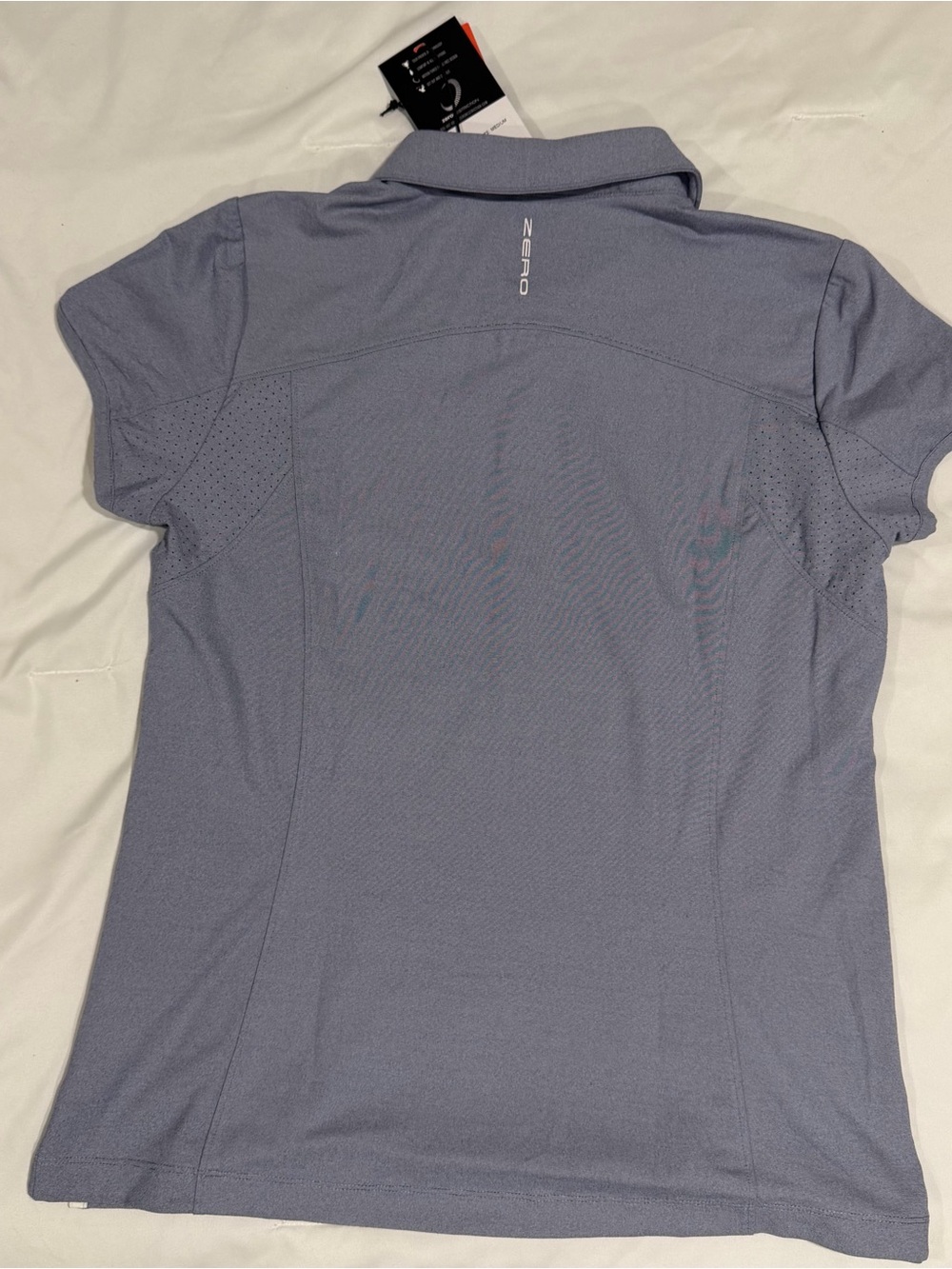 NWT Zero Restriction Women’s Gray Holly Sleeveless Golf Shirt Top Pickleball NEW - Picture 16 of 16